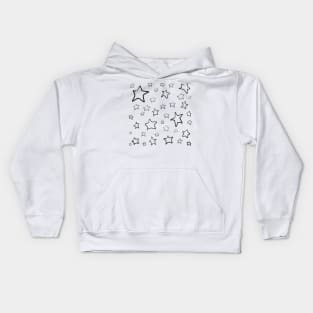 COLOR ME! Star Drawings Kids Hoodie